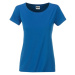 James & Nicholson Klasické dámske tričko z biobavlny 8007 - Kráľovská modrá