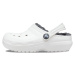 Crocs CLASSIC LINED CLOG K Unisex nazúvacia obuv, biela, veľkosť 30/31