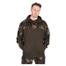 Fox mikina lw khaki camo split zip hoody