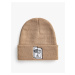 Koton Basic Knit Beanie with Embroidered Fold Detail.