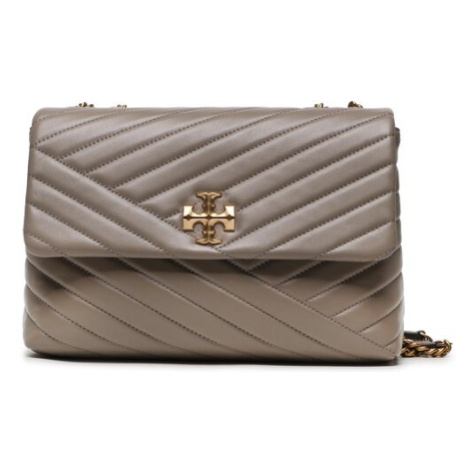 Tory Burch Kabelka Kira Chevron Convertible Shoulder Bag 90446 Sivá