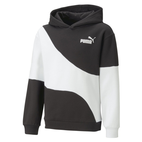 Puma  PUMA POWER CAT HOODIE FL B  Mikiny Čierna