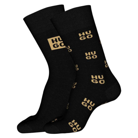 Hugo Boss 2 PACK - pánske ponožky HUGO 50502015-001 40-46