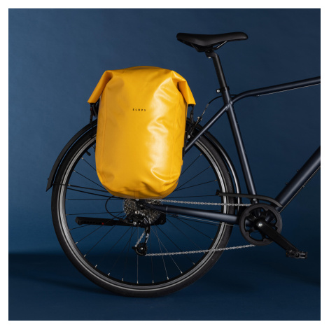 Taška na bicykel 900 27L nepremokavá žltá