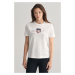 TRIČKO GANT ARCHIVE SHIELD SS T-SHIRT WHITE