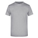 James&amp;Nicholson Unisex tričko JN002 Grey Heather