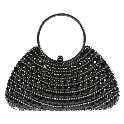 Čierna luxusná spoločenská kabelka MILLY John-C
