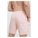 Plavkové šortky Hollister Co. ružová farba