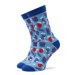 Rainbow Socks Súprava 3 párov vysokých ponožiek unisex Xmas Balls Modrá