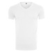 Build Your Brand Pánske tričko s výstrihom do V BY006 White
