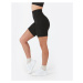 Vilgain Seamless Ribbed Biker Shorts – black