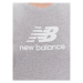 New Balance Tričko Essentials Stacked Logo WT31546 Sivá Athletic Fit