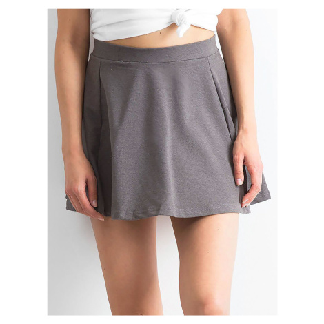 Dark gray mini skirt