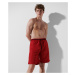 Plavky Karl Lagerfeld Ikonik 2.0 Long Boardshorts Červená