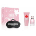 DSQUARED WOOD FOR HER EDT 50ML+SG 100ML+MNS 1SET