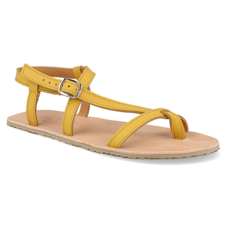 Barefoot dámské sandály Froddo - Flexy W yellow žluté