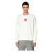 Diesel Mikina - S-GINN-E2 SWEAT-SHIRT biela