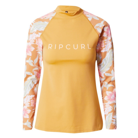 RIP CURL Funkčné tričko 'ALWAYS SUMMER'  zlatá žltá / svetlozelená / ružová / biela