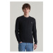 SVETER GANT COTTON CABLE C-NECK BLACK