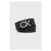 Obojstranný opasok Calvin Klein dámsky, čierna farba