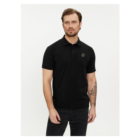 KARL LAGERFELD Polokošeľa 745019 542221 Čierna Regular Fit