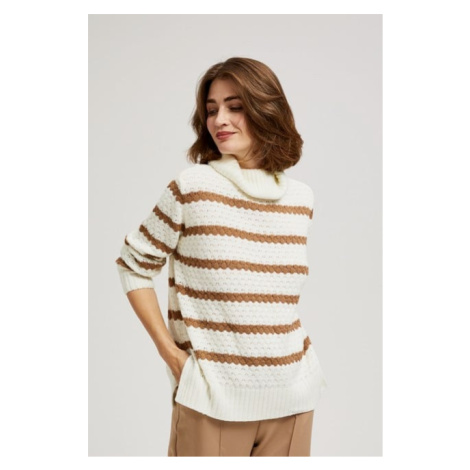 Striped turtleneck sweater Moodo