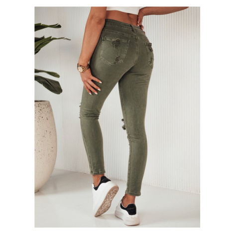 NOEL Women's Denim Pants Green Dstreet