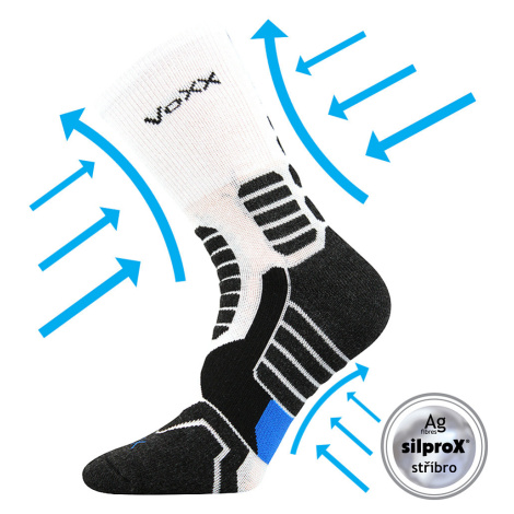 VOXX kompresné ponožky Ronin white 1 pár 111141