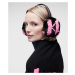 Čelenka Karl Lagerfeld K/Monogram Faux Fur Earmuff Rôznofarebná
