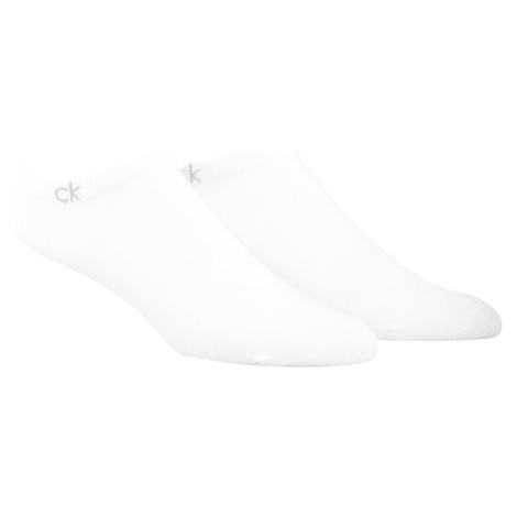 CALVIN KLEIN White 2-Pack ponožky