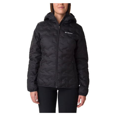 ČIERNA DÁMSKA ŠPORTOVÁ BUNDA COLUMBIA DELTA RIDGE II DOWN HOODED JACKET 2088253010