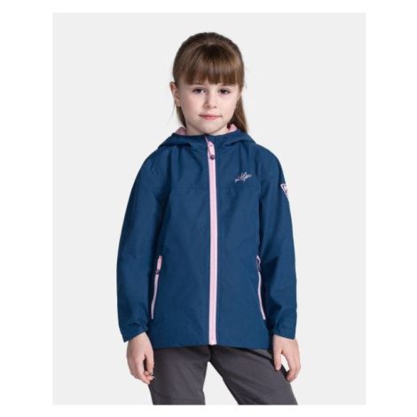 Girls outdoor jacket KILPI ORLETI-JG Dark blue