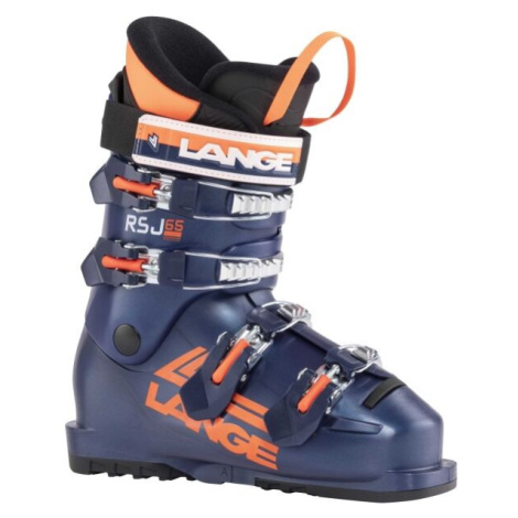 Lange RSJ 65 Detská lyžiarska obuv, tmavo modrá, veľkosť