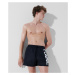 Plavky Karl Lagerfeld Karl Logo Short Boardshorts Black