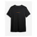 Trendyol Black Text Printed Regular Cut T-shirt