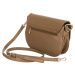 David Jones Tmavobéžová elegantná messenger taška [DH] CM6798