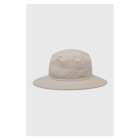 Bavlnený klobúk New Era béžová farba, bavlnený
