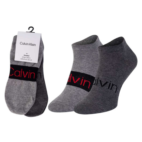 Calvin Klein Man's 2Pack Socks 701218712003 Grey/Ash