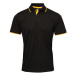 Premier Workwear Pánske funkčné polo tričko PR618 Black Stripe