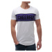 Madmext Printed Crew Neck White T-Shirt 2881