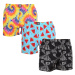3PACK Men's Boxer Shorts Horsefeathers Frazier multicolored
