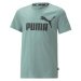 Puma ESS LOGO TEE B Chlapčenské tričko, zelená, veľkosť
