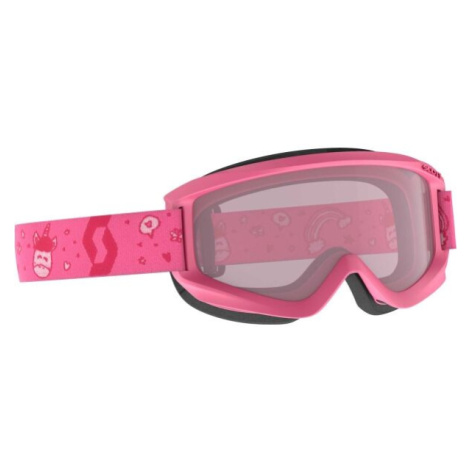 Scott AGENT JR Dievčenské lyžiarske okuliare, ružová, veľkosť