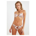 Trendyol Brown Patterned Bikini Bottom