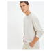 Koton Basic Sweater Crew Neck Textured Long Sleeve