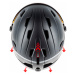 Relax Stealth Lyžiarska helma RH24 čierna
