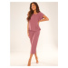 Pyjamas De Lafense 696 Freya kr/r S-2XL berry 060