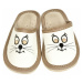 Detské biele papuče CUTE CAT