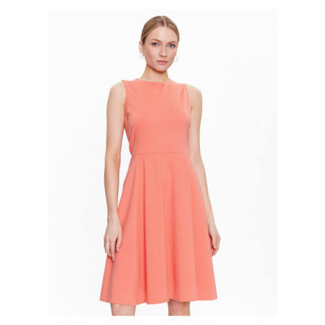 Lauren Ralph Lauren Každodenné šaty 250851951006 Oranžová Regular Fit