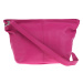 Ružová kožená kabelka Batilda Fuxia